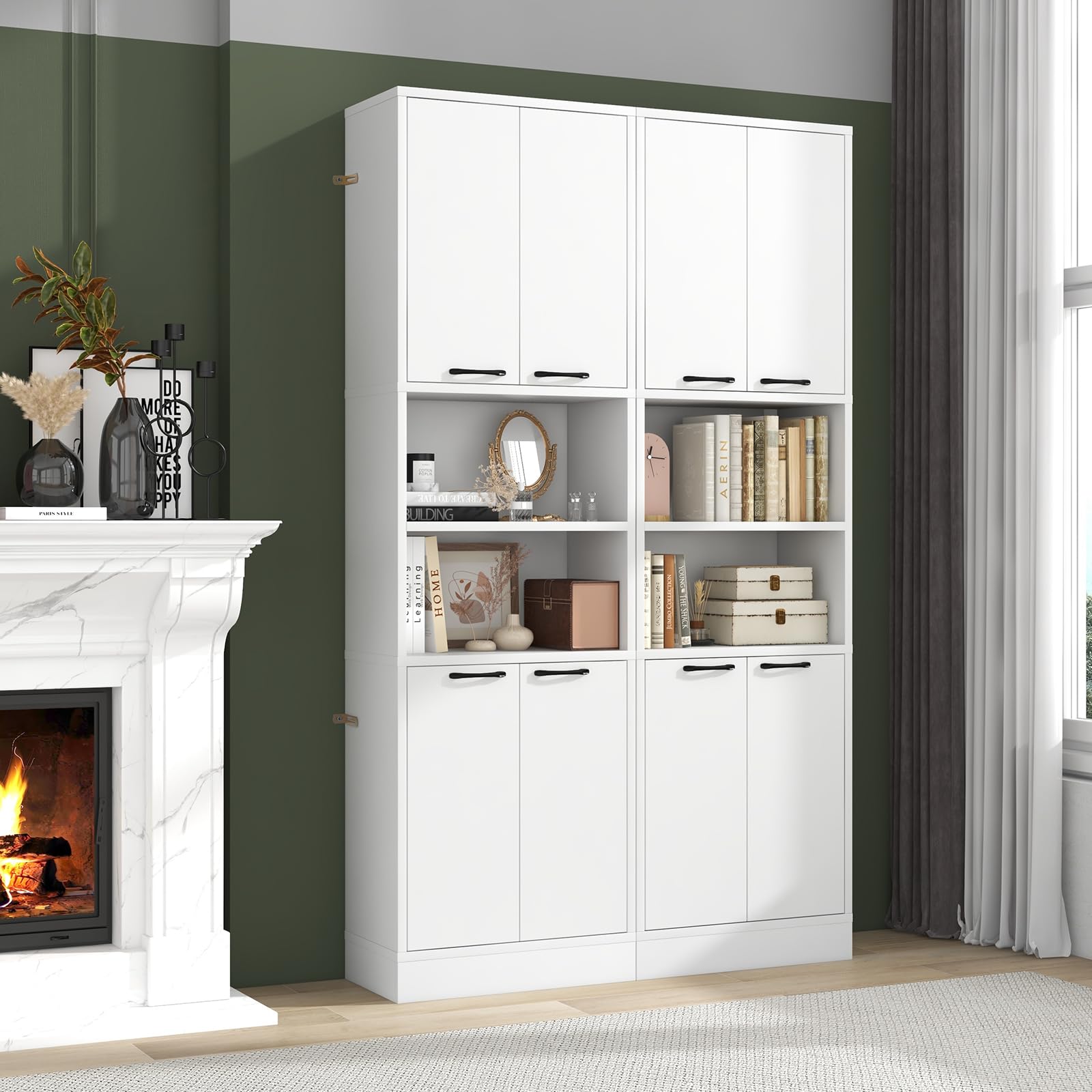 75" Tall Bathroom Storage Cabinet, Bathroom Floor Cabinet