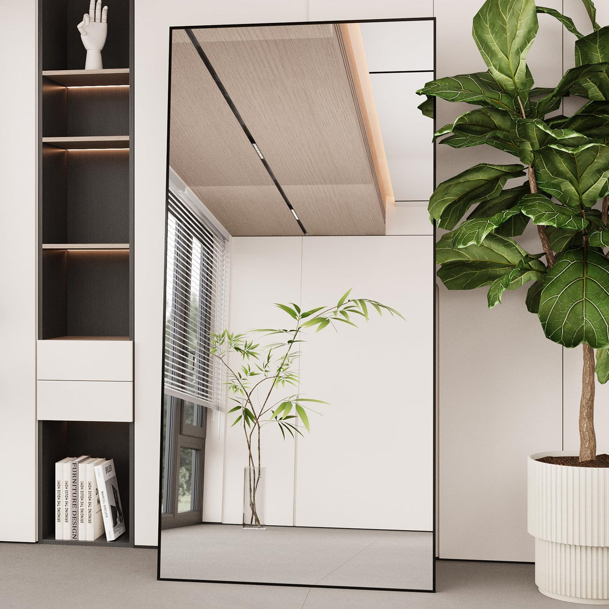 Standing Hanging or Leaning Against Floor Tempered Mirrors