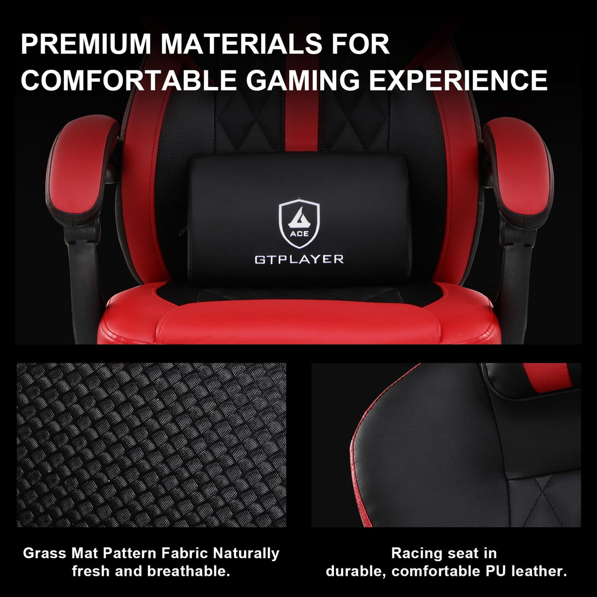 Gaming Chair,Ergonomic Computer Desk Chair with Footrest