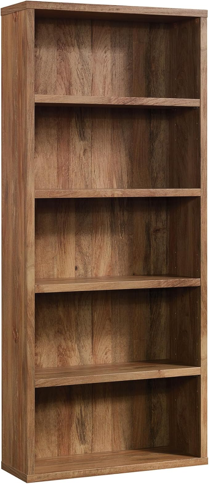 Miscellaneous Storage 5-Shelf Display Bookcase, Raven Oak Finish