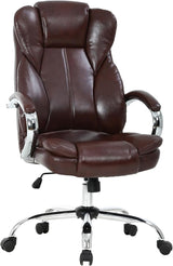 Home Office Chair Ergonomic Computer Chair Executive PU Leather Desk Chair with Lumbar