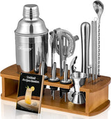 Cocktail Shaker Set Bartender Kit with Stand Bar Set Drink Mixer Set