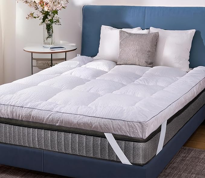 Mattress Topper Queen, Cooling Pillow Top Mattress Topper