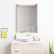 Frameless Beveled Wall Mirror, Rectangular  Beveled Edge