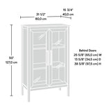 Anda Norr Display Pantry cabinets, L: 31.77" x W: 16.02" x H: 50.2", Slate Gray Finish