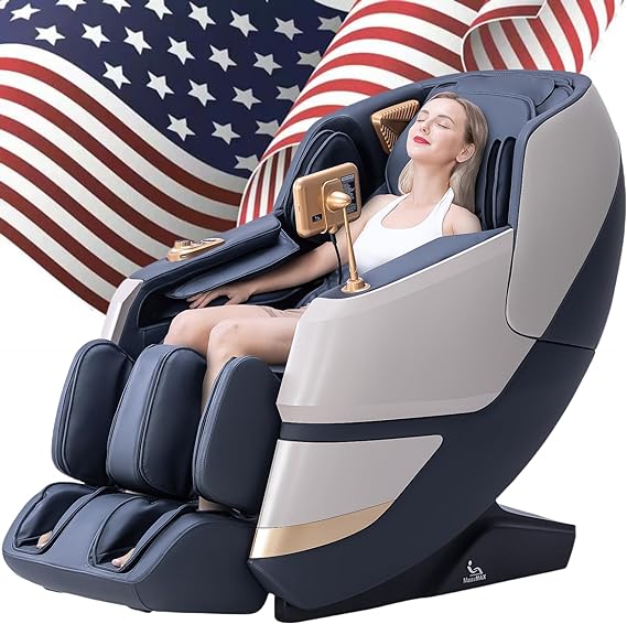 2024 4D Massage Chair, Full Body Recliner with Zero Gravity, Electric Extendable Footrest