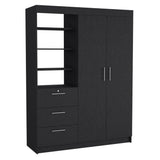 Kenya 3 Drawers Armoire, Double Door