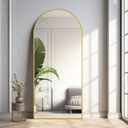 71"x32" Large Mirror Full Length, Arched Full Length Mirror with Stand, Extra Large Floor