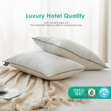 Deep Sleep King Size Pillows Set of 2, Hotel Collection AirF™ Goose Feather