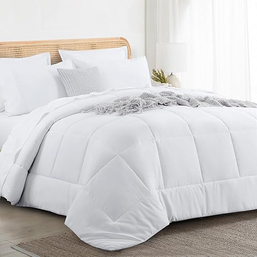 King Bed Comforter Set with Sheets - 7 Pieces Dark Grey King Bedding Set