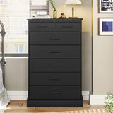 Tall Dresser with 7 Drawers for Bedroom, Storage Tower Clothes Organizer,