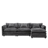 112" Oversized Sectional Sofa Cloud Couch for Living Room