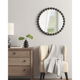 PARK SIGNATURE Wall Décor Marlowe Metal Spherical Frame Round Mirror for Living Room