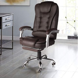 Ergonomic Executive Office Chair with Retracable Footreat - High Back Home Office Chair