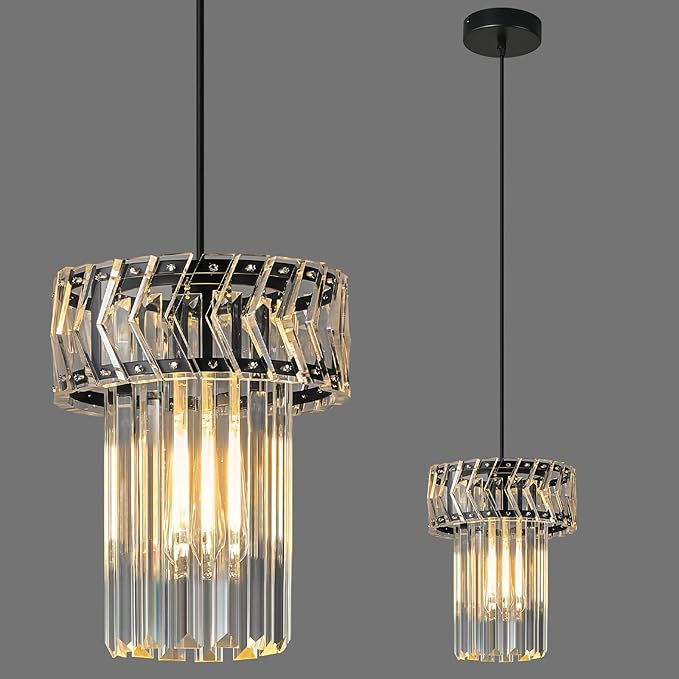 Modern Pendant Light Gold Pendant Lights Crystal Chandeliers Adjustable Pendant Lighting