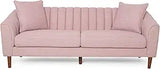 Ansonia Sofas, Charcoal + Dark Walnut