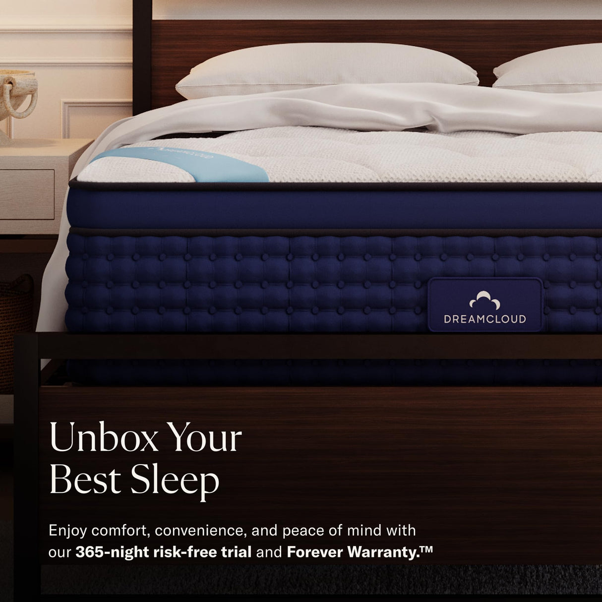 14" Queen Mattress - Luxury Hybrid Memory Foam - 365 Night Trial - 7 Premium Pressure