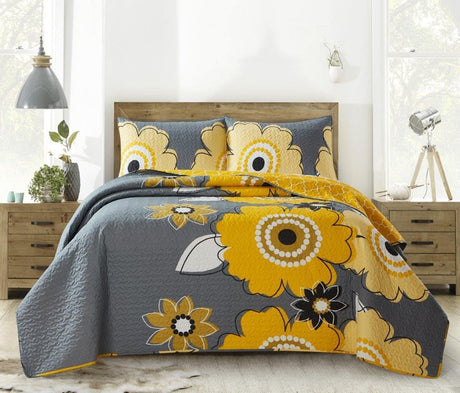 2 Piece Full/Queen Lodge Quilt Bedding Set - Rustic Country Reversible Comforter Set