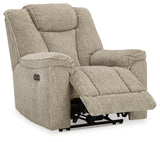 Hindmarsh Power Recliner, 38" W x 44" D x 42" H, Light Brown