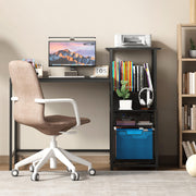 Computer Desk with Drawers and Storage Shelves, 47 Inch Home Office Desks