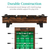 40in Tabletop Foosball Table, Compact Mini Arcade Table Hand Soccer