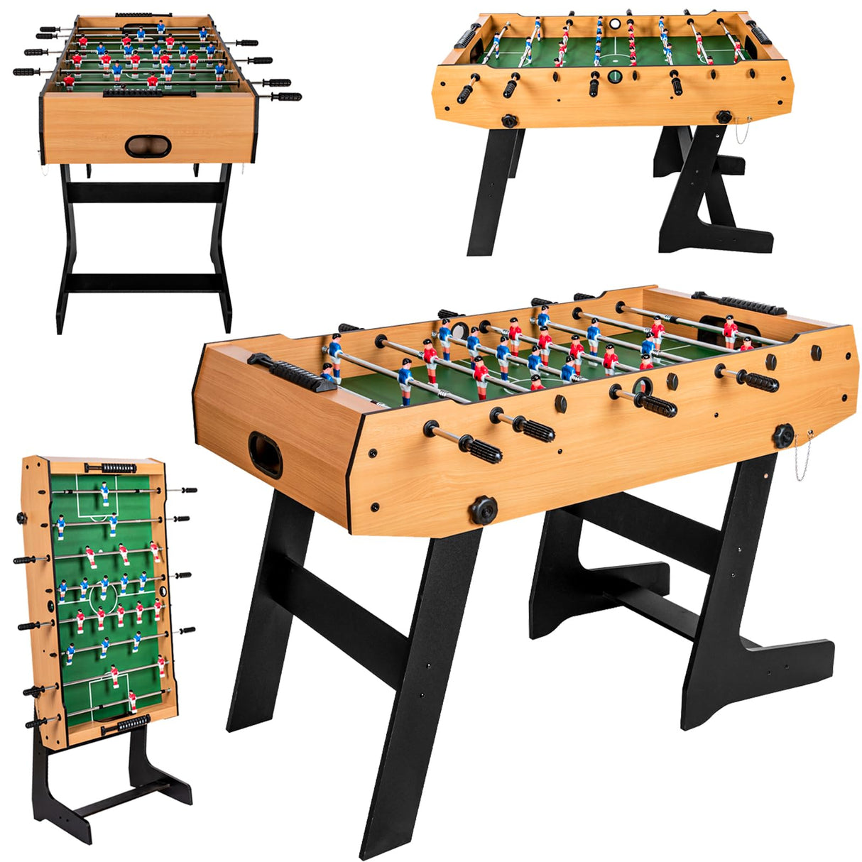 48 Inch Foosball Table ompetition Sized,Game Room Size Foosball Table