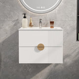 24” Floating Bathroom Vanity with Sink, Wall-Mount Floating Vanity Cabinet