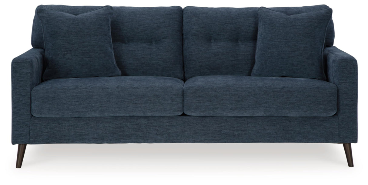 Bixler Sofa, 79" W x 38" D x 37" H, Blue