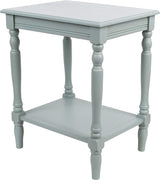 Storage-(24" x 19.5" x 15.75") Simplify End Table, 24 x 19.5 x 15.75, Blue Gray