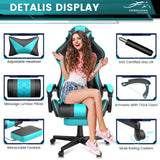 Gaming Chairs, Ergonomic Racing Style PC Game Computer Chair