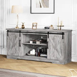 TV Stand for 65 Inch TV, Entertainment Center TV Media Console Table, Tall TV Stand with Storage,