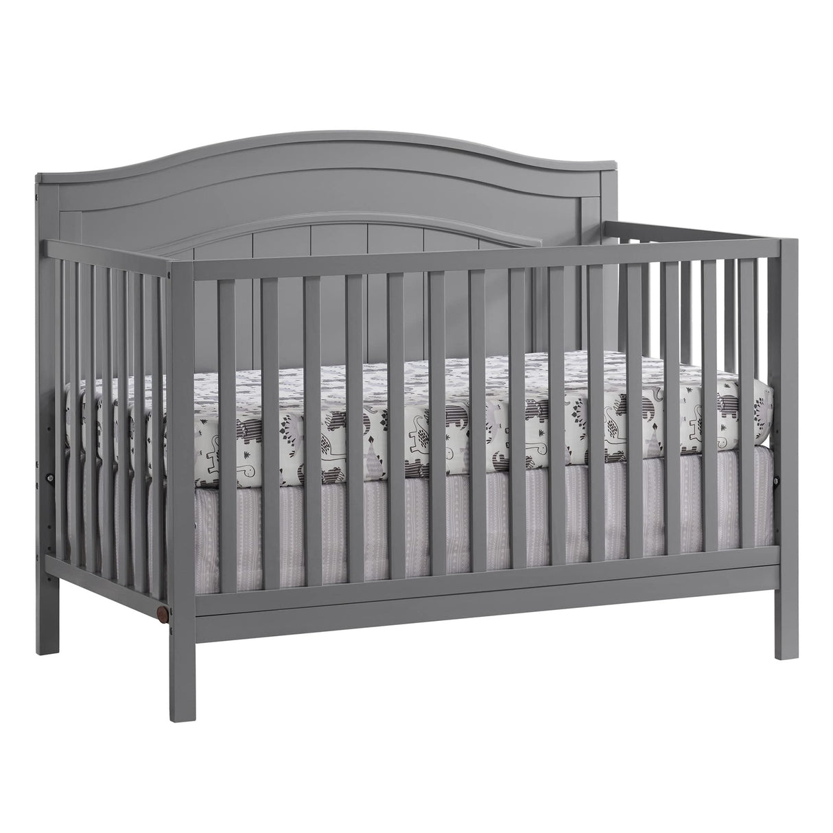 Nolan 4-in-1 Convertible Crib, Dove Gray, GreenGuard Gold Certified