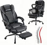 Big and Tall Executive Office Chair with Footrest - 400lbs Capacity