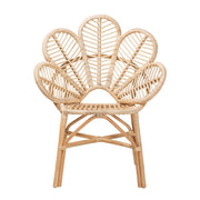 Bianca Natural Rattan Flower Chair, Large