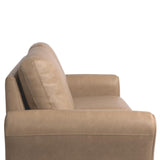 Solutions Watford Loveseat with Rolled Arms, Light Brown