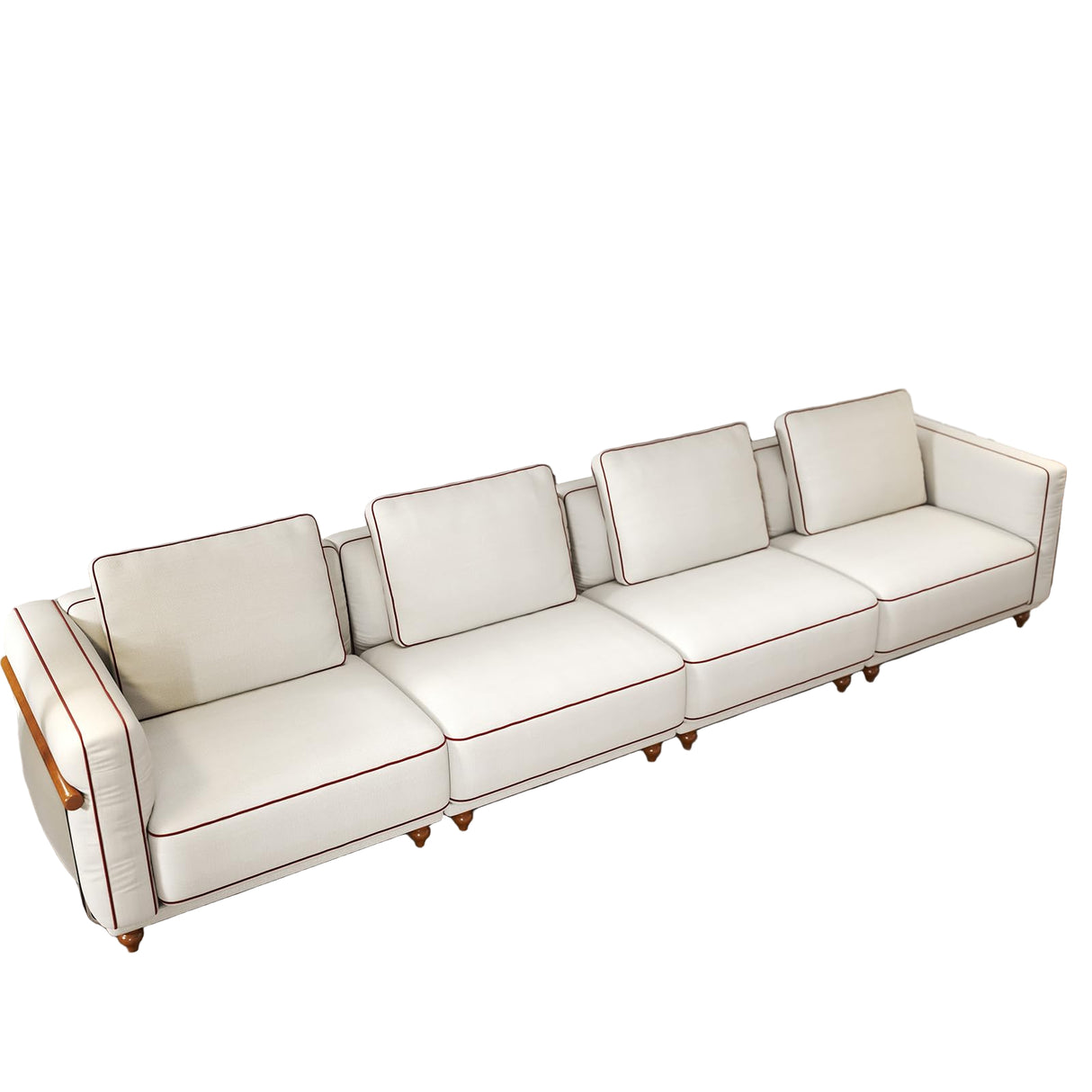 Modular Sectional Sofa,157.5" Luxury Cloud Sofa Sets with Ottoman