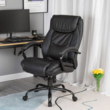 Office Chairs for Heavy People Big and Tall 500lbs Wide Seat Ergonomic PU Leather Desk