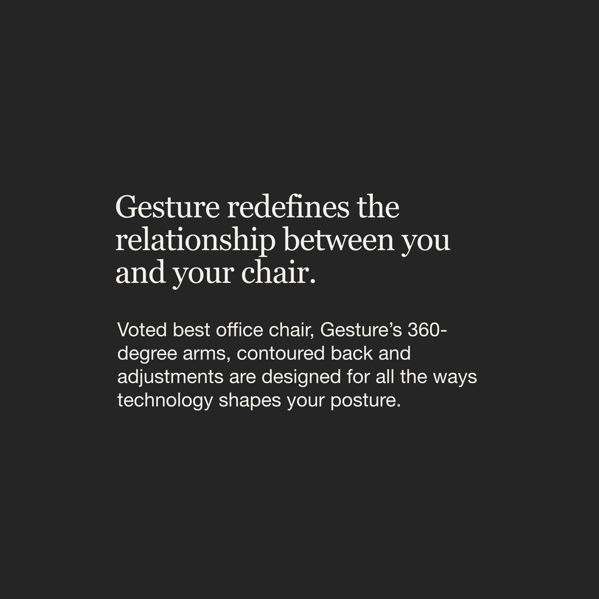 Steelcase Gesture Office Chair with Head Rest - Ergonomic Work Chair with Wheels for Hard Flooring - Comfortable Office Chair - Intuitive-to-Adjust Chairs for Desk - 360-Degree Arms - Licorice Fabric