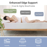 12 Inch Gel Memory Foam Mattress/Bed-in-a-Box/Bed Mattress/Medium Firm Mattress