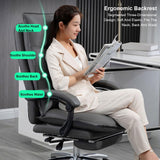 Office Chair, Ergonomic Executive Computer Chair, Genuine Leather President Chair,