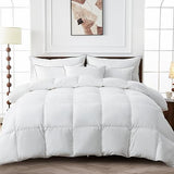 Premium Down Feather Fibers Comforter Twin, All Season Duvet Insert