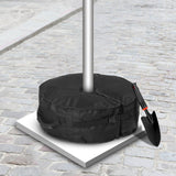 Umbrella Base, 90 lbs, Fits 0-10 ft Umbrellas, Includes Sand Filling Shovel