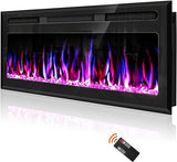 Wall Recessed and Wall Mounted Fireplace Heater