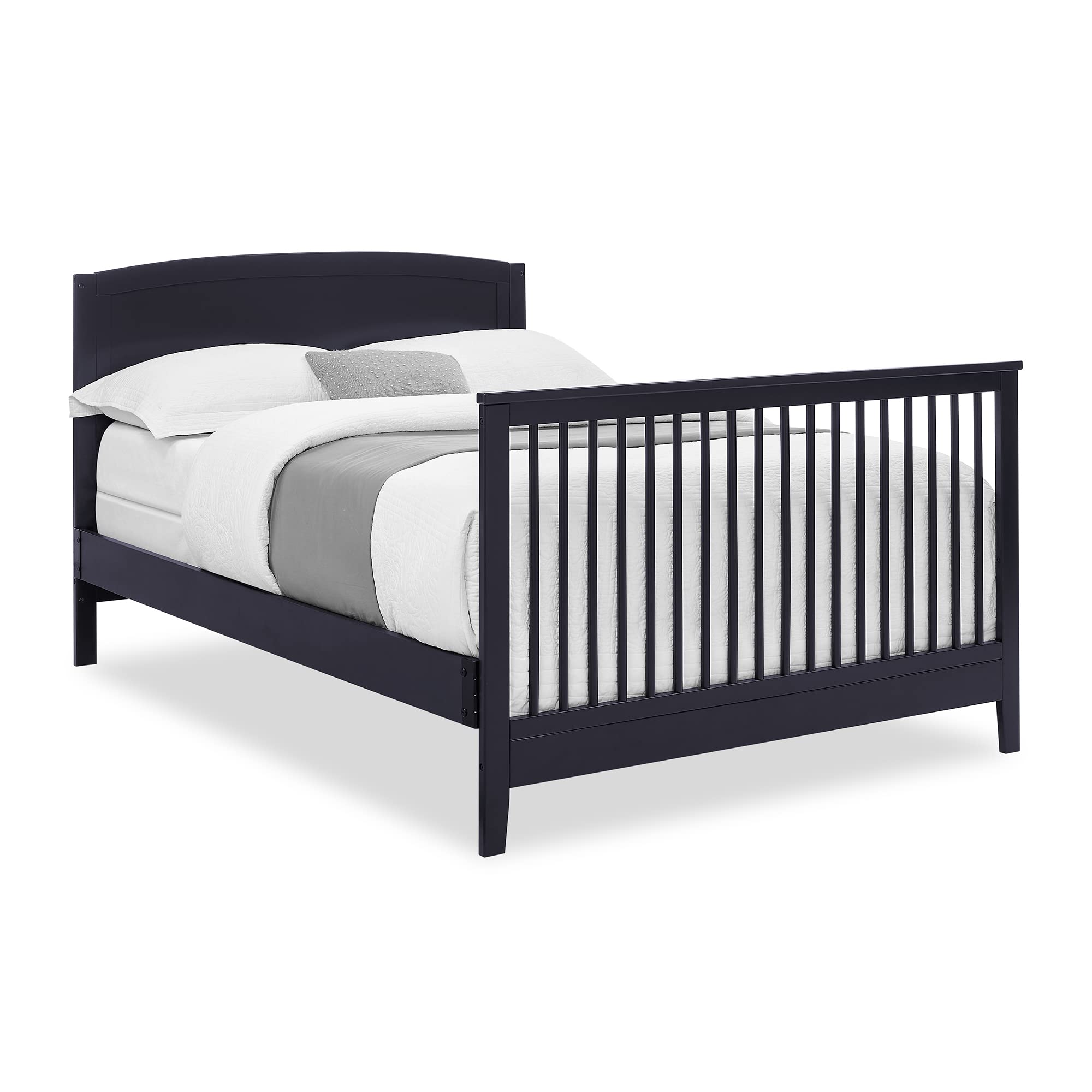 Campbell 6-in-1 Convertible Crib - Greenguard Gold Certified, Midnight Grey