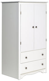 Sonoma Wardrobe Cabinet: Armoire Dresser for Bedroom with Adjustable Shelf.