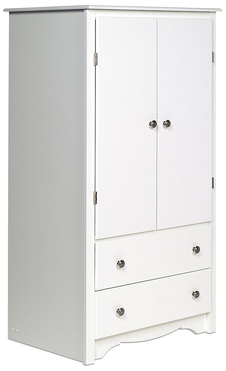 Sonoma Wardrobe Cabinet: Armoire Dresser for Bedroom with Adjustable Shelf.