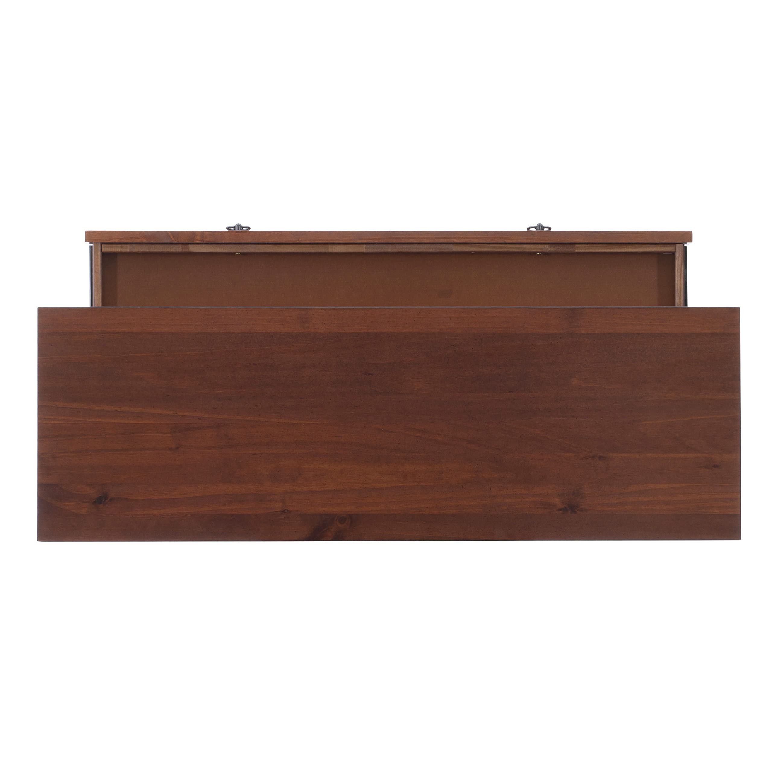 Home Dcor Console Table, 42.01"w x 13.98"d x 30.71"h, Antique Tobacco