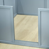 Dog Whelping Box with Removable Doors - 81" x 39" x 20"