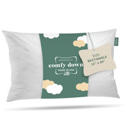 12X20 Decorative Throw Pillow Insert, Premium Down and Feathers Fill