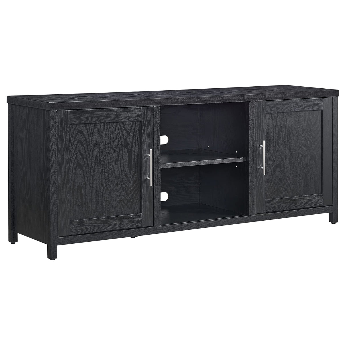 Strahm Rectangular TV Stand for TV's up to 65" in Black Grain